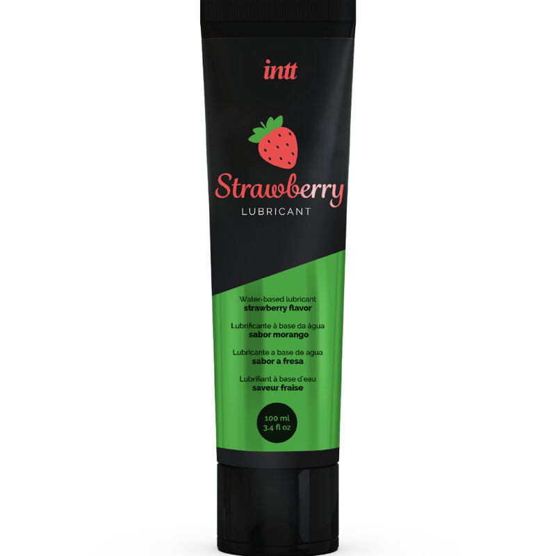 LUBRICANTES INTT - LUBRICANTE ÍNTIMO A BASE DE AGUA SABOR A FRESA