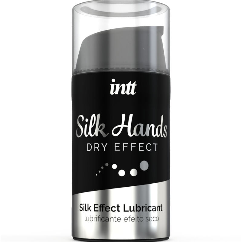 LUBRIFICANTES INTT - LUBRIFICANTE SILK HANDS FÓRMULA DE SILICONE CONCENTRADO 15 ML
