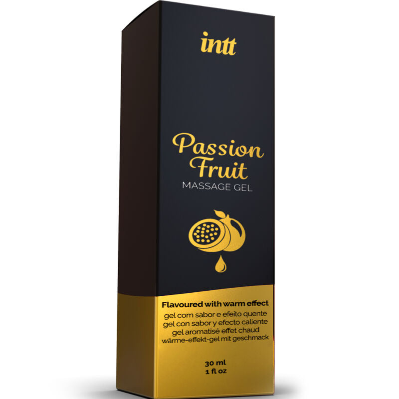 MASSAGEM INTT E SEXO ORAL - GEL DE MASSAGEM COM SABOR DE MARACUJÁ E EFEITO CALOR