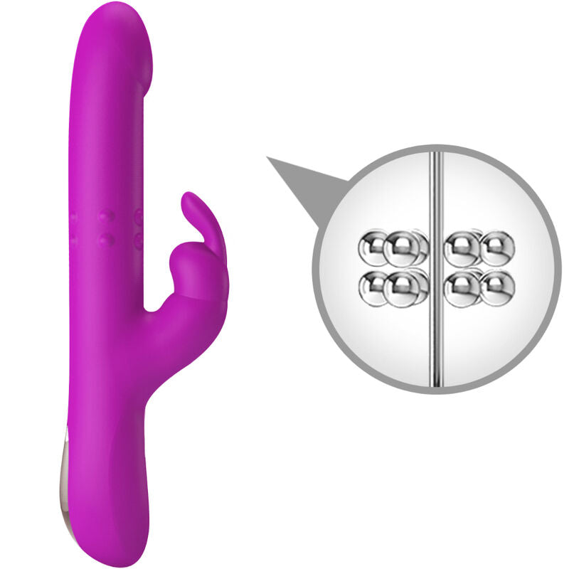 PRETTY LOVE - VIBRADOR REESE COM ROTAÇÃO ROXA