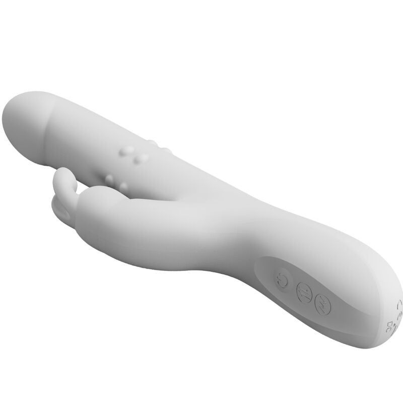 PRETTY LOVE - VIBRADOR REESE COM ROTAÇÃO PRATEADA