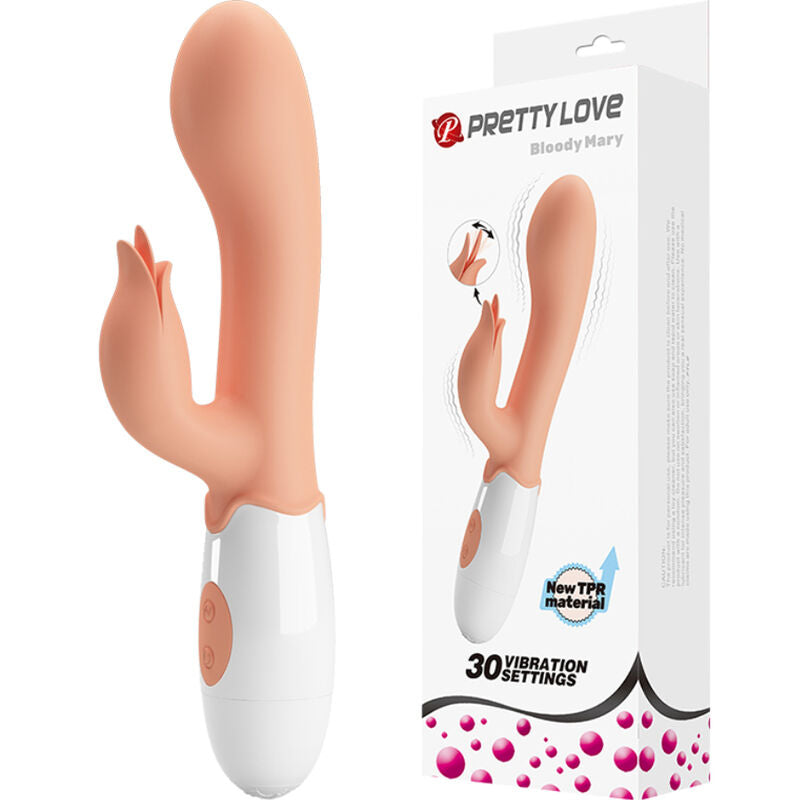 PRETTY LOVE - VIBRADOR BLOODY MARY CON ESTIMULADOR
