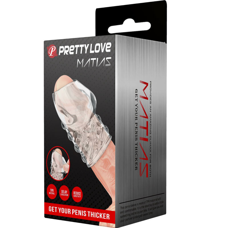 PRETTY LOVE - MATIAS PÊNIS TRANSPARENTE MAIS GROSSO