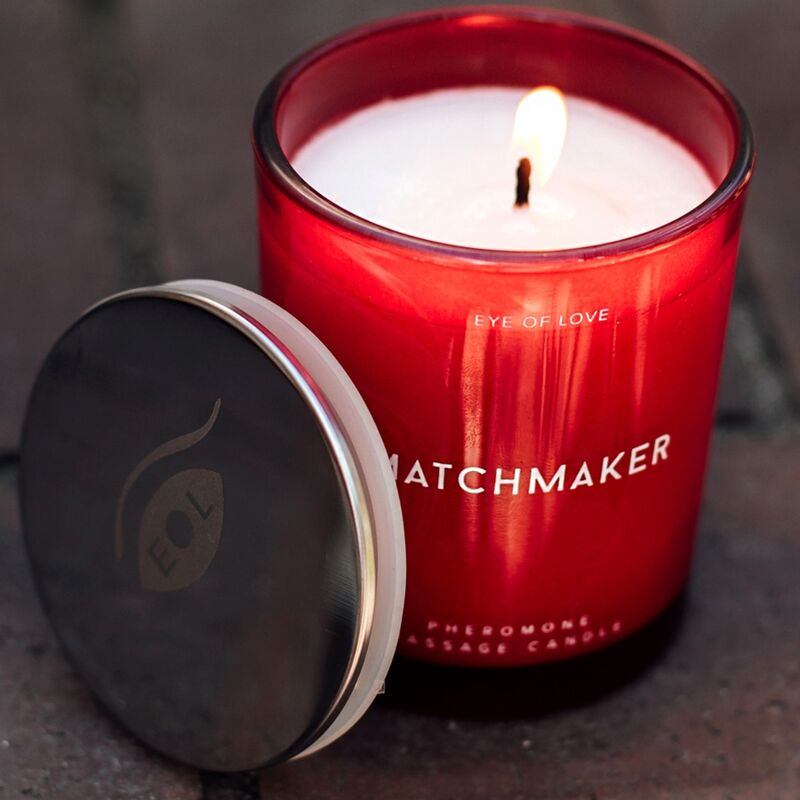 OJO DEL AMOR - VELA DE MASAJE MATCHMAKER DIAMANTE ROJO ATRAÉNGALO 150 ML