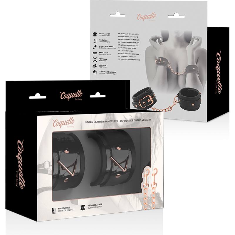 COQUETTE CHIC DESIRE - EDIÇÃO PRETA ALGEMAS PREMIUM COM FORRO DE NEOPRENE