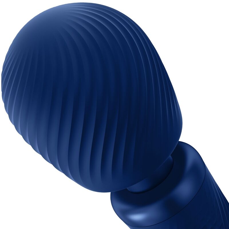 FUN FACTORY - VIM SILICONE RECHARGEABLE VIBRATING WEIGHTED RUMBLE WAND SUNRISE ORANGE