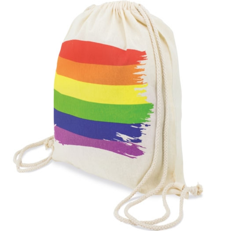 ORGULHO - MOCHILA COM BANDEIRA LGBT DE ALGODÃO