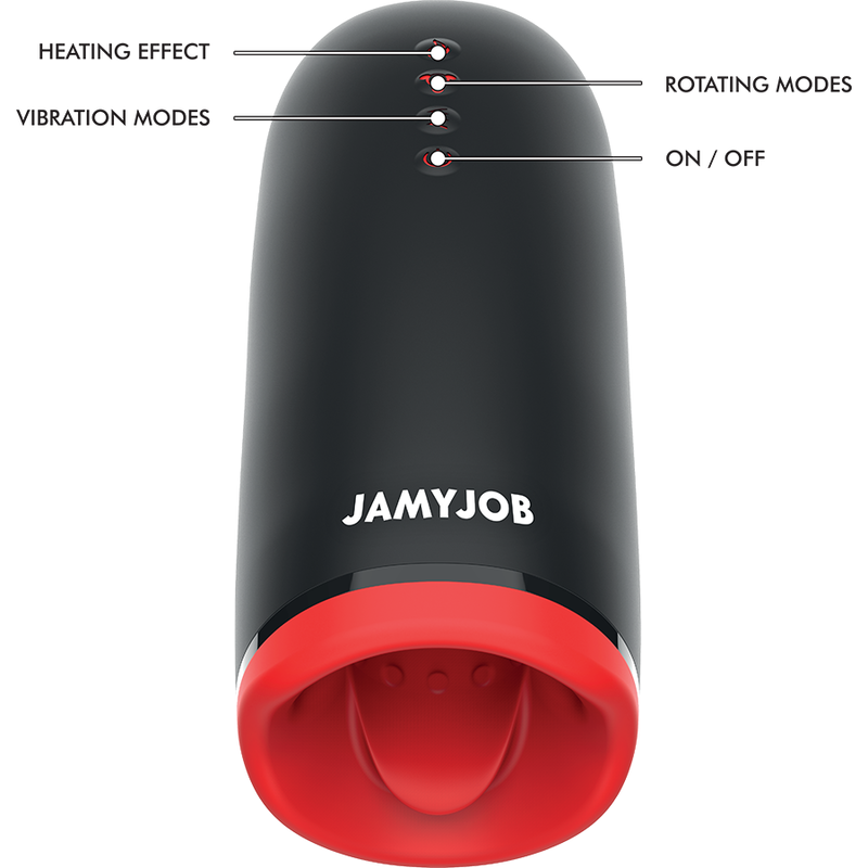 JAMYJOB - MASTURBADOR COM AQUECIMENTO E ROTAÇÃO SPIN-X