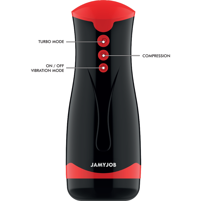 JAMYJOB - MASTURBADOR JANGO DE COMPRESSÃO E VIBRAÇÃO