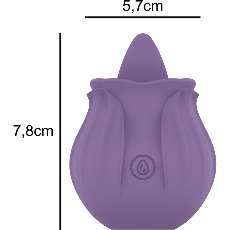ESTIMULADOR INTENSO - VIOLETA CL TORIS 10 VIBRACIONES LILA