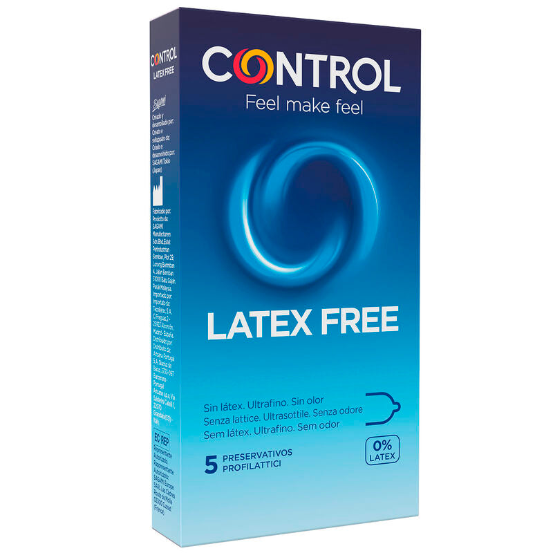 CONTROL - GRATIS SIN CONDONES LATEX 5 UNIDADES