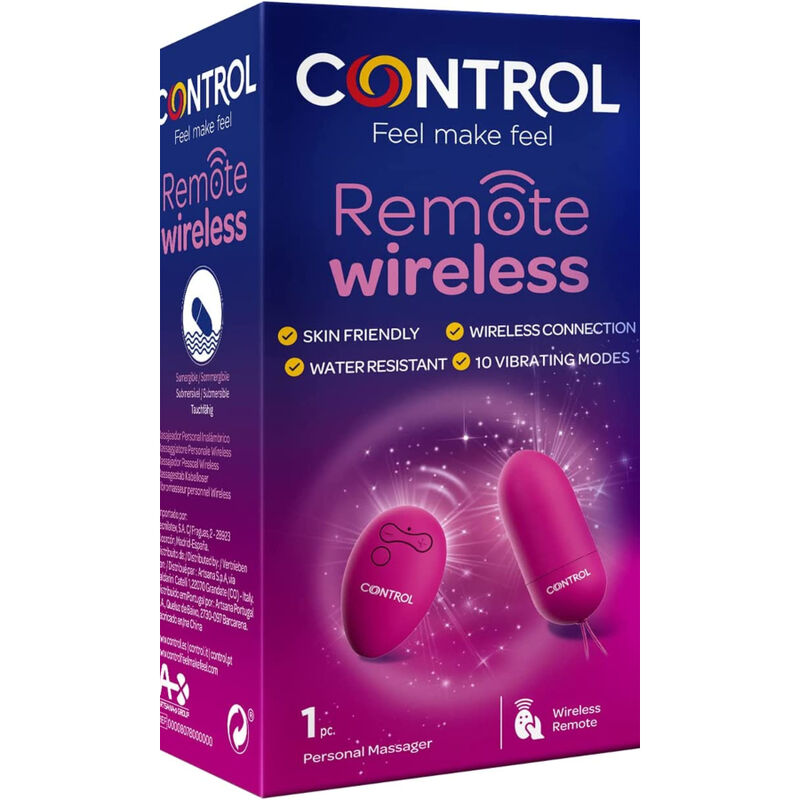 CONTROL - MASAJEADOR PERSONAL CONTROL REMOTO INALÁMBRICO