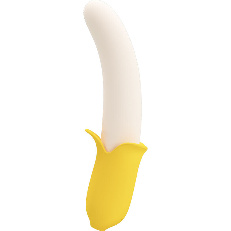 PRETTY LOVE - BANANA GEEK SUPER POWER 7 VIBRAÇÕES PARA CIMA E PARA BAIXO SILICONE PRETO