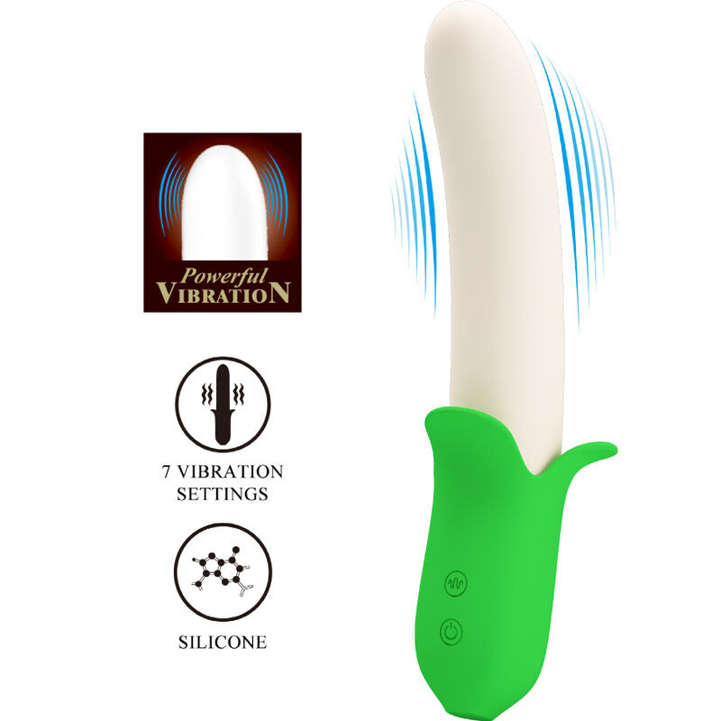 PRETTY LOVE - BANANA KNIGHT SUPER POWER 7 VIBRAÇÕES DE SILICONE