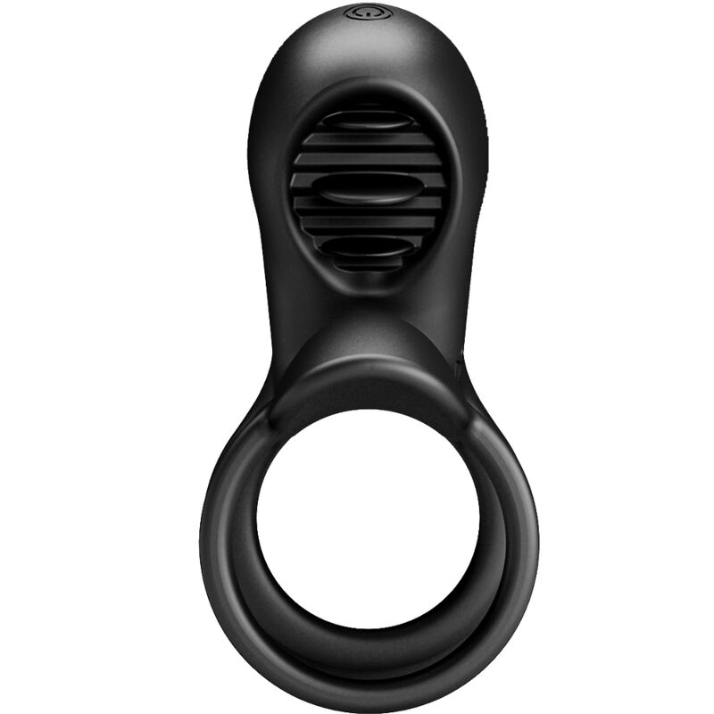 PRETTY LOVE - BAINHA DE PÊNIS JAMMY 12 VIBRAÇÕES COM LÍNGUA DE SILICONE RECARREGÁVEL