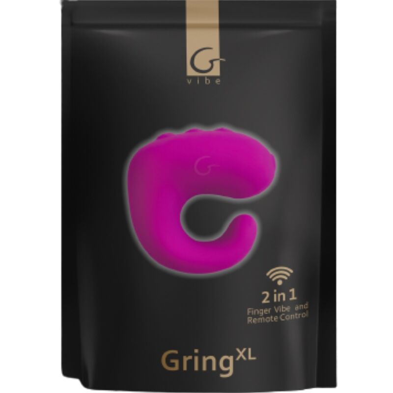 G-VIBE - ANEL VIBRADOR FUN TOYS GRING XL FRAMBOESA DOCE