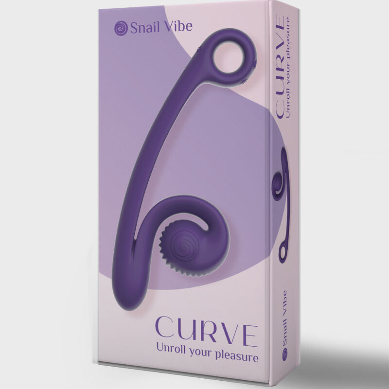 VIBRADOR CARACOL - VIBRADOR CURVO MELOCOTÓN
