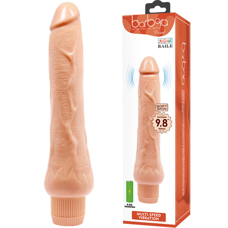 BAILE - BARBARA VIBRADOR REALÍSTICO 25 CM