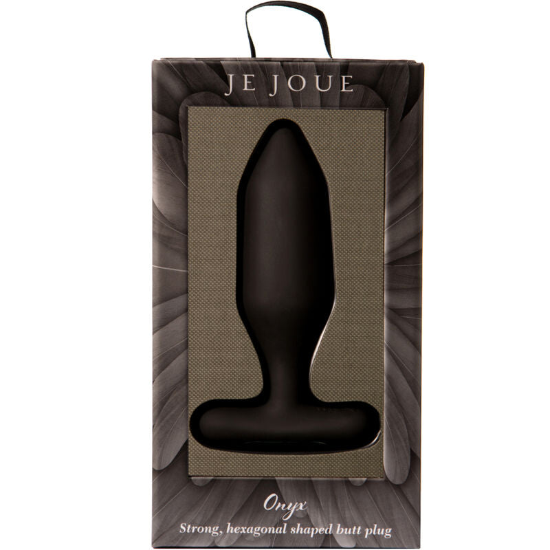 JE JOUE - PLUG ANAL VIBRADOR ÔNIX PRETO