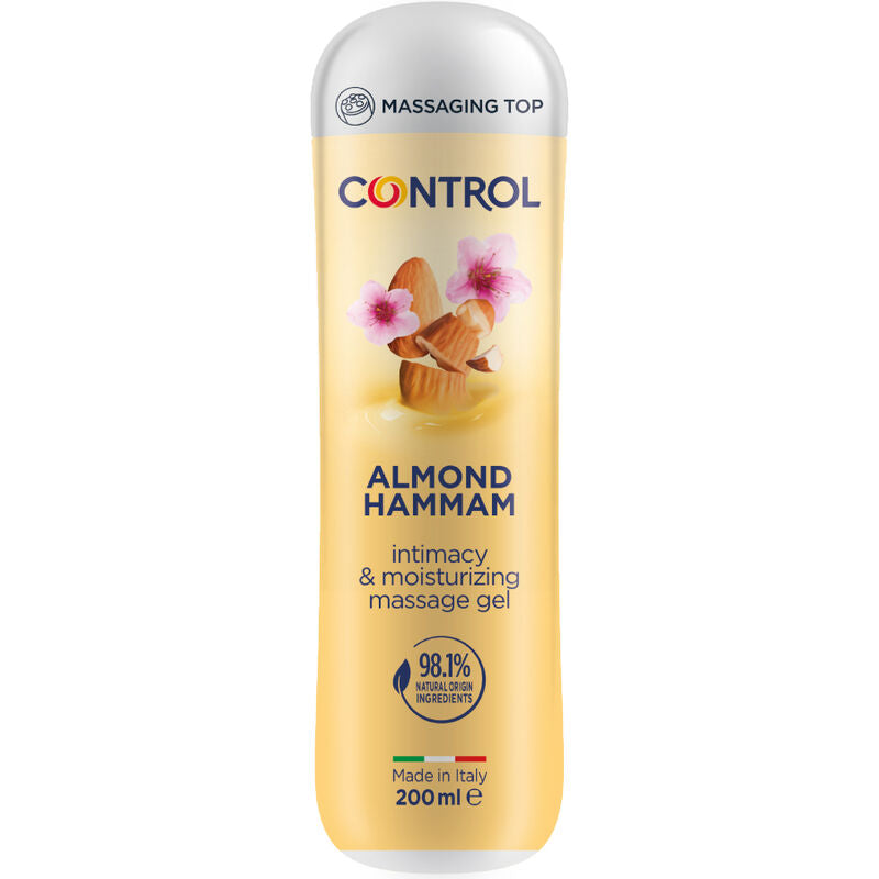 CONTROL - GEL DE MASAJE HAMMAM DE ALMENDRAS 3 EN 1 200 ML