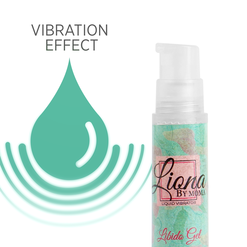 LIONA BY MOMA - GEL LIBIDO VIBRADOR LÍQUIDO 6 ML