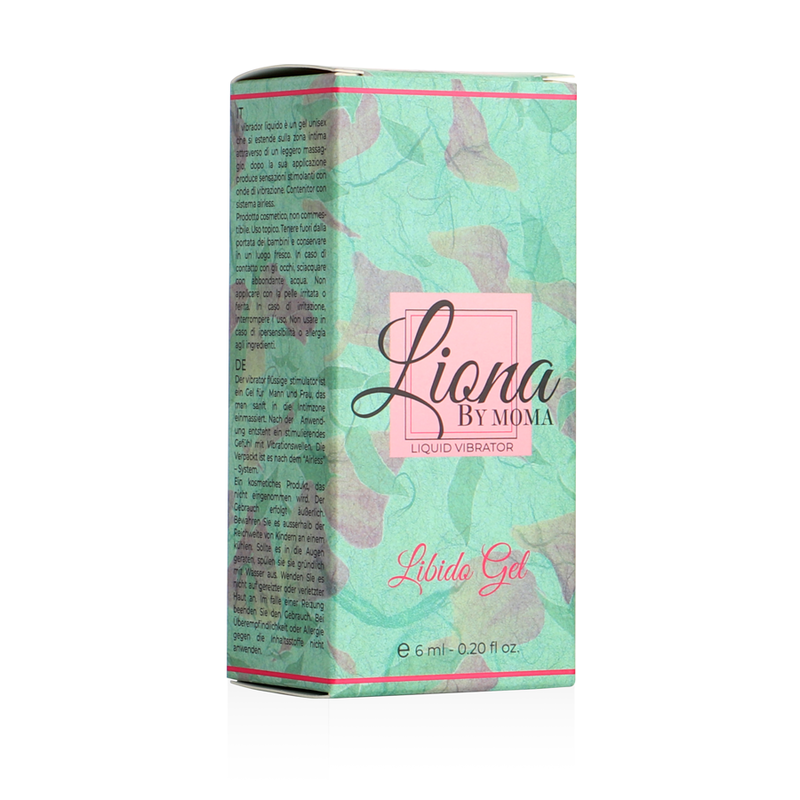 LIONA BY MOMA - GEL LIBIDO VIBRADOR LÍQUIDO 6 ML