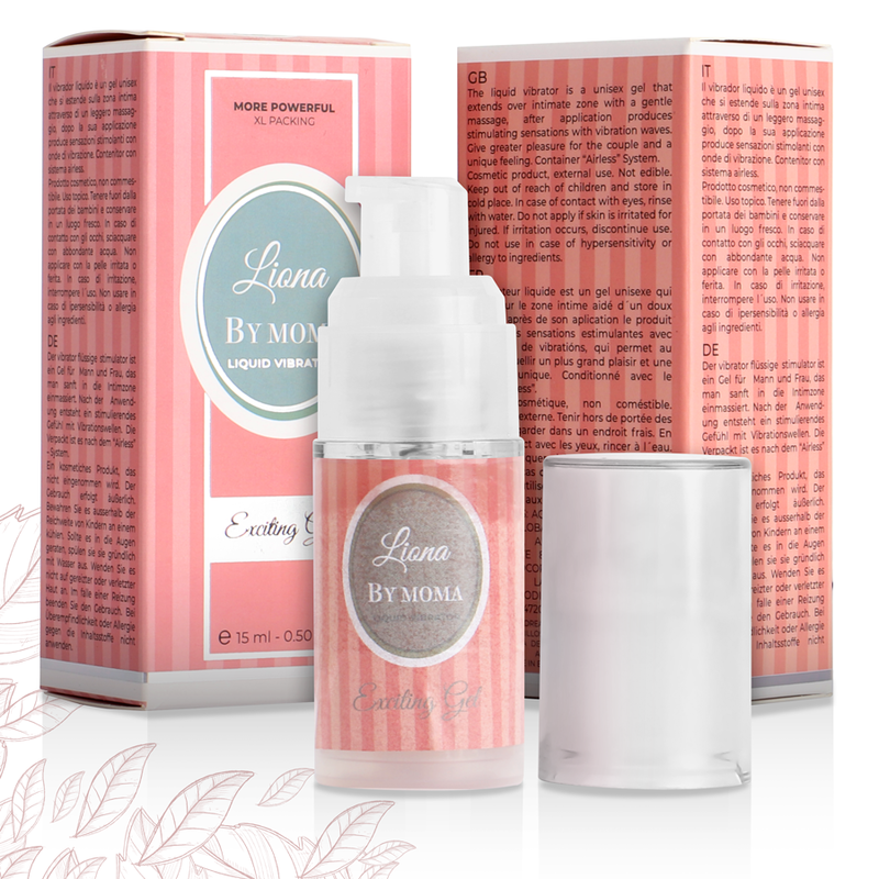 LIONA BY MOMA - VIBRADOR LÍQUIDO GEL EXCITING 15 ML