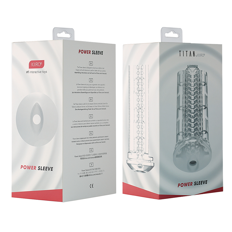 KIIROO - CAPA PARA MASTURBADOR TITAN POTÊNCIA + DESEMPENHO