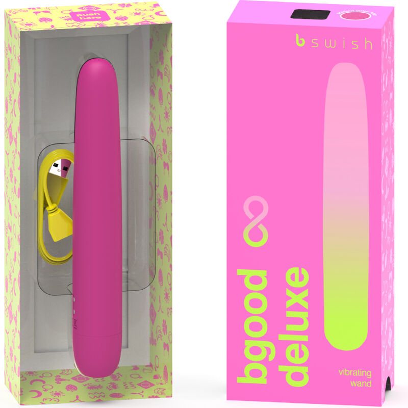 B SWISH - BGOOD INFINITE DELUXE VIBRADOR RECARREGÁVEL SILICONE ROSA