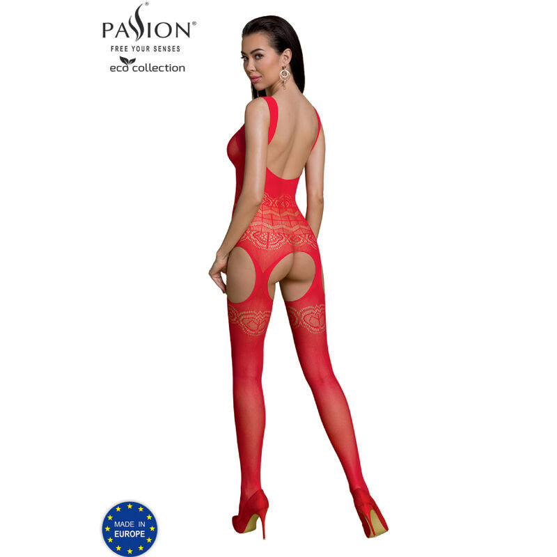 PASSION - ECO COLLECTION BODYSTOCKING ECO BS005 WHITE