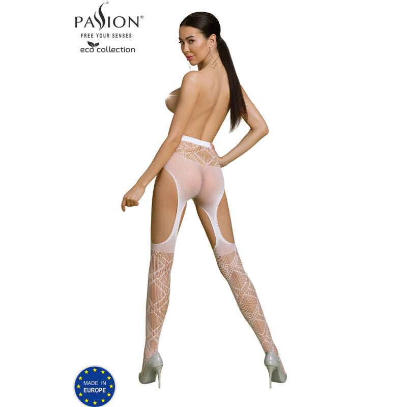 PASSION - COLEÇÃO ECO BODYSTOCKING ECO S005 BRANCO