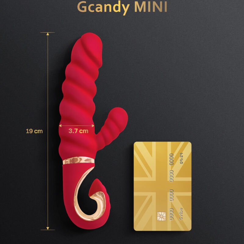 G-VIBE - G-VIBE MINI VIBRADOR DE SILICONE VERMELHO