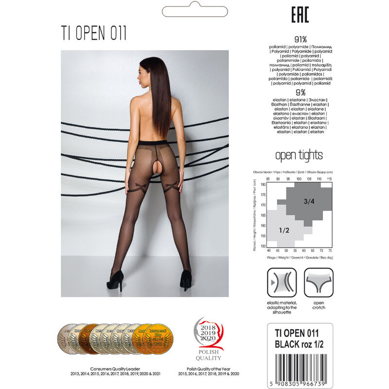 PASSION - TIOPEN 011 CALÇA PRETA 3/4 20 DEN