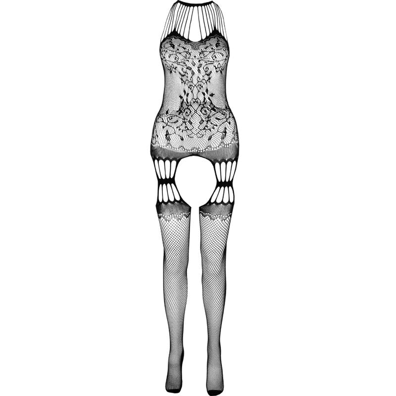 PASSION - BS095 BODYSTOCKING PRETO TAMANHO ÚNICO