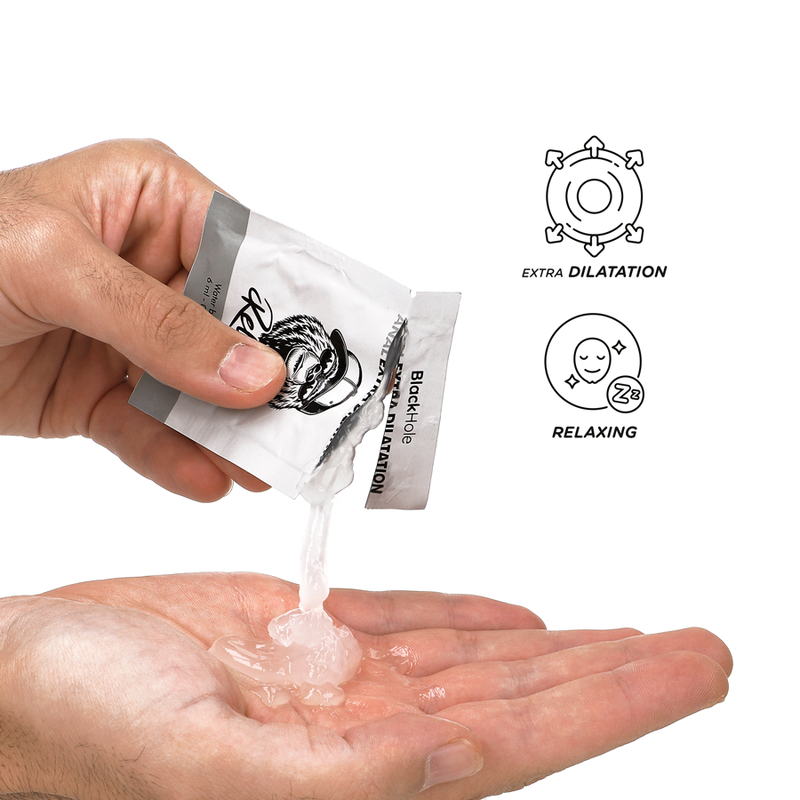 AGUJERO NEGRO - GEL A BASE DE AGUA EXTRA DILATACIÓN 6 ML DOSIS ÚNICA