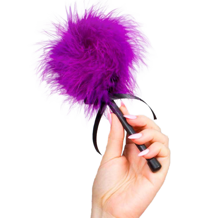 SECRETPLAY - ESPANADOR ROSA MARABOU ROXO