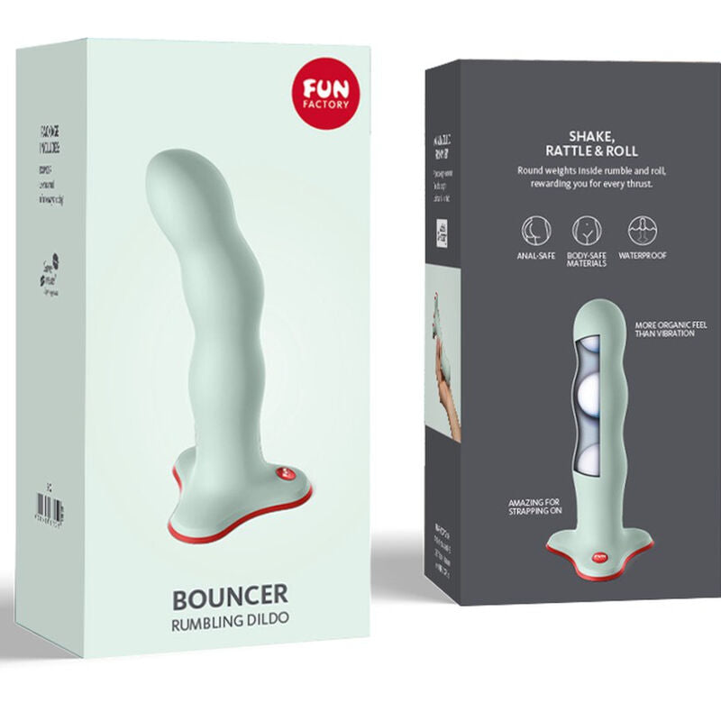 FUN FACTORY - DILDO SALTADOR MORADO LLAMATIVO