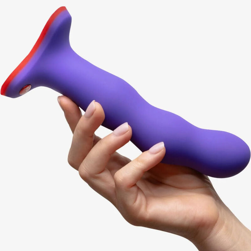 FUN FACTORY - DILDO SALTADOR MORADO LLAMATIVO