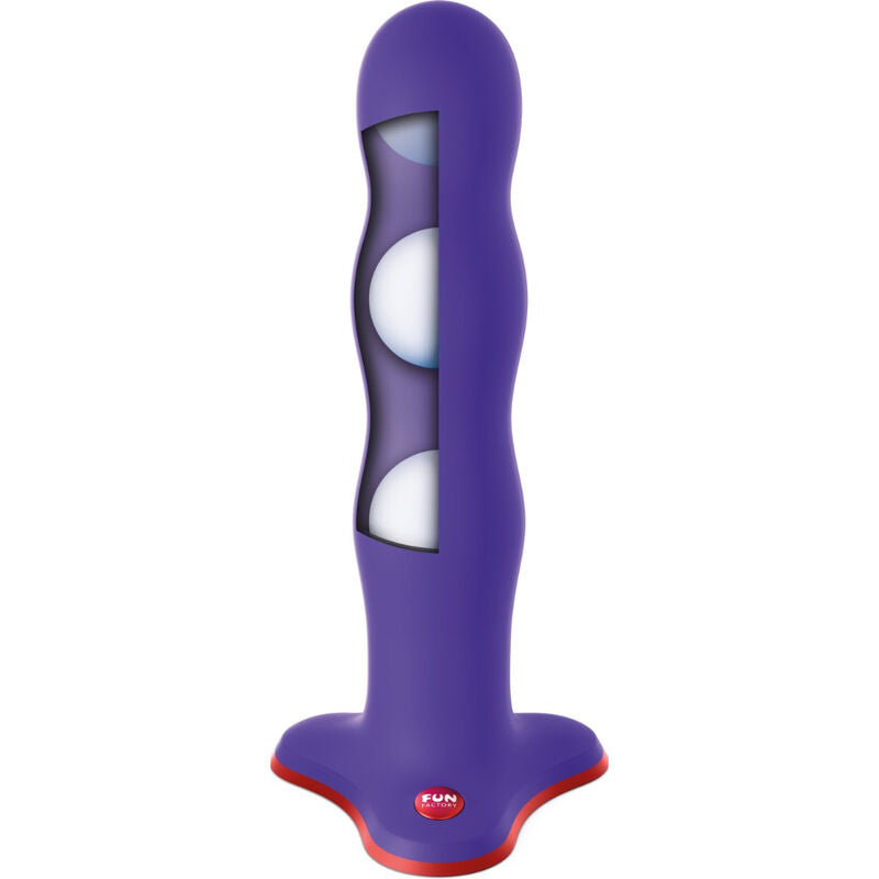 FUN FACTORY - DILDO SALTADOR MORADO LLAMATIVO
