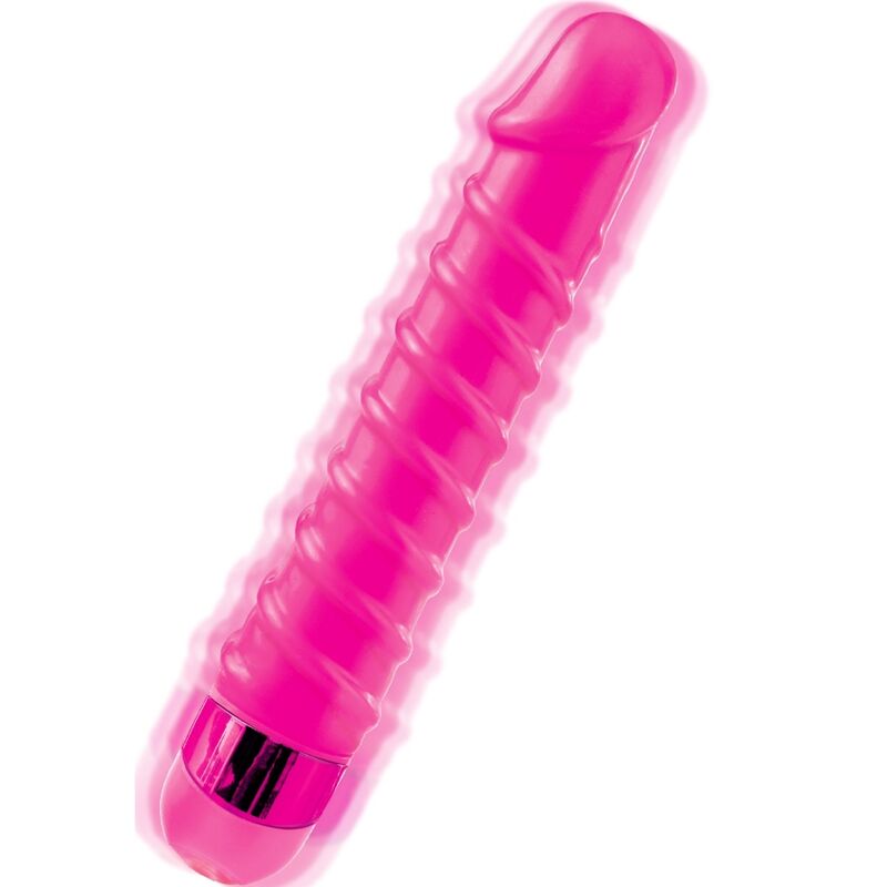 CLASSIX - MASAJEADOR VIBRANTE CANDY TWIRL 16,5 CM ROSA