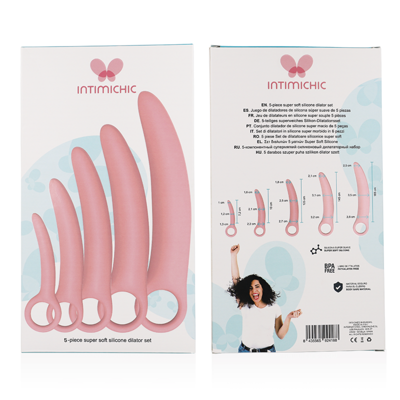 INTIMICHIC - CONJUNTO DE 5 PEÇAS DE DILATADOR DE SILICONE