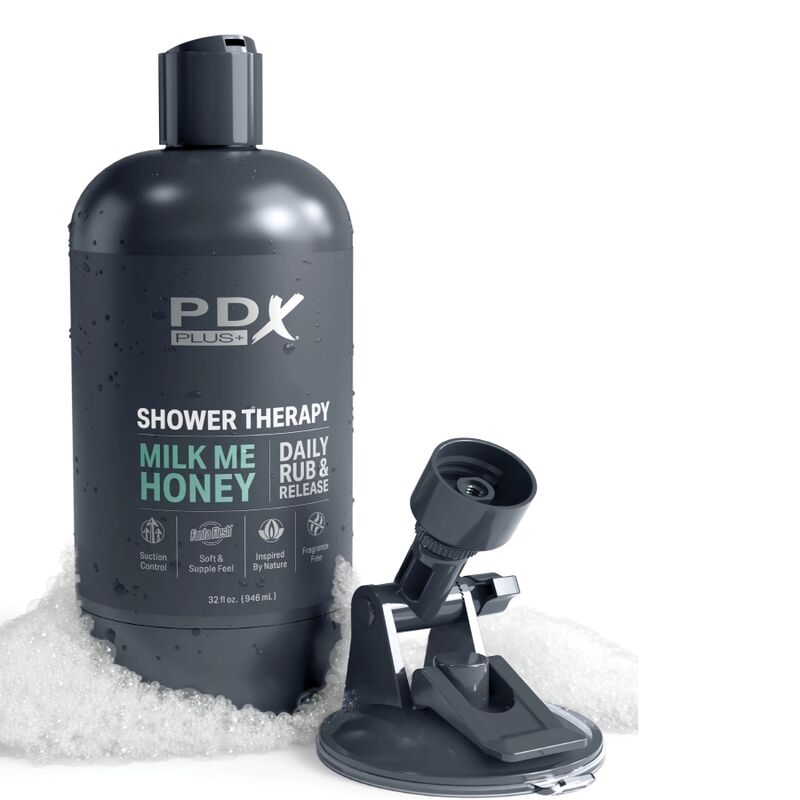 PDX PLUS - MASTURBADOR STROKER DESIGN DISCRETO DO FRASCO DE SHAMPOO MILK ME HONEY