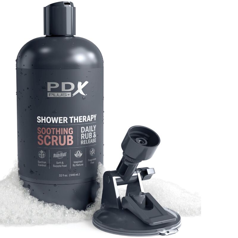 PDX PLUS - STROKER MASTURBADOR DISCRETO FRASCO DESIGN ESFOLIANTE CALMANTE CANDY SHAMPOO