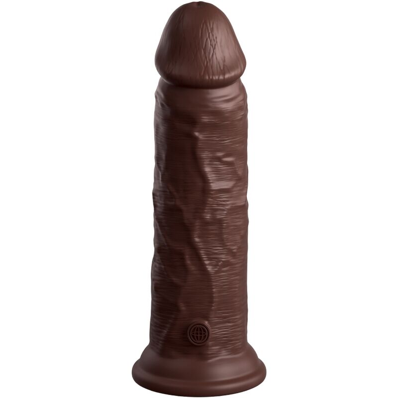 KING COCK - ELITE DILDO DE SILICONE REALISTA 20,3 CM CASTANHO