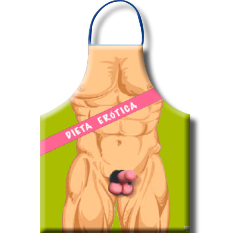 DIABLO SPICY - DELANTAL DIETA ERÓTICA MASCULINA