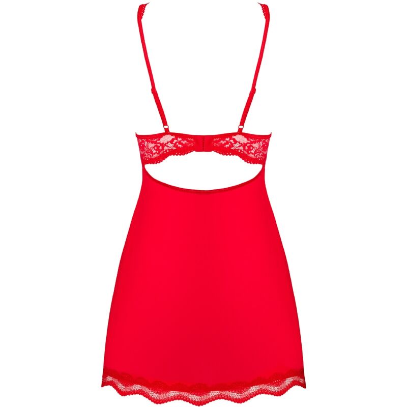 OBSESSIVE - LUVAE BABYDOLL E TANGA VERMELHA P/M