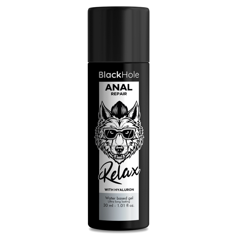 BLACK HOLE - REPARADOR ANAL RELAJACIÓN A BASE DE AGUA CON HIALURÓN 30 ML
