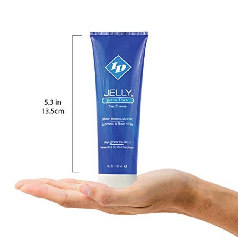 ID JELLY - LUBRIFICANTE À BASE DE ÁGUA EXTRA GROSSO TUBO DE VIAGEM 120 ML