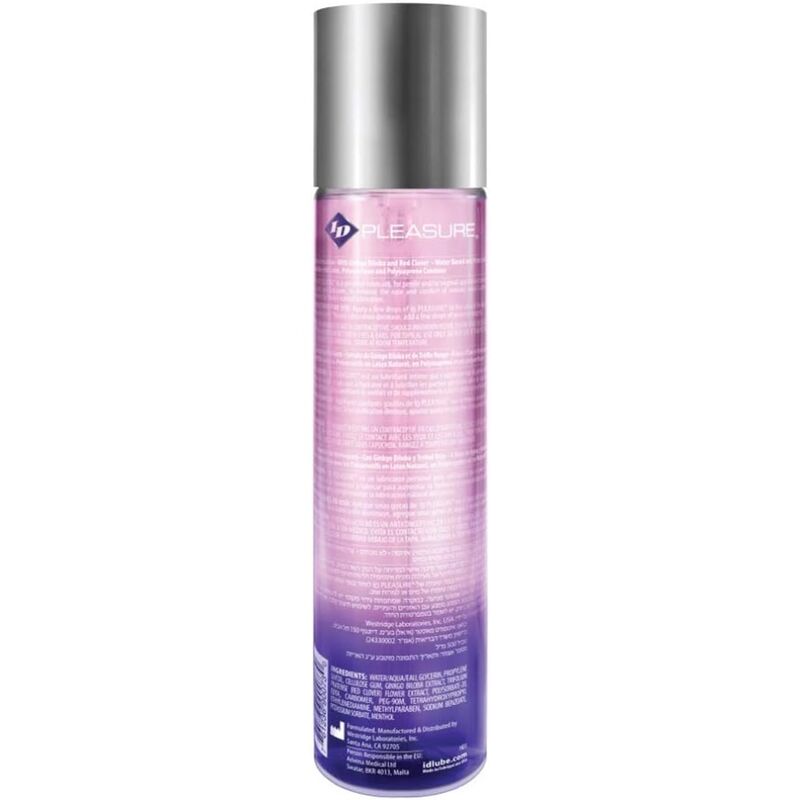 ID PLEASURE - LUBRIFICANTE À BASE DE ÁGUA 500 ML SENSAÇÃO DE TONTAGEM