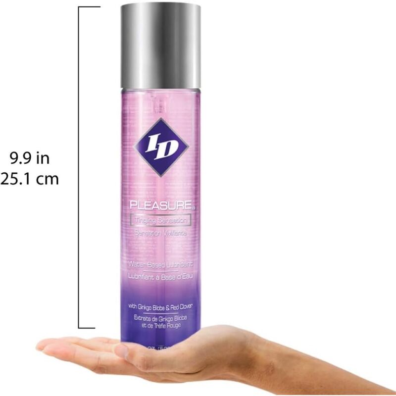 ID PLEASURE - LUBRIFICANTE À BASE DE ÁGUA 500 ML SENSAÇÃO DE TONTAGEM